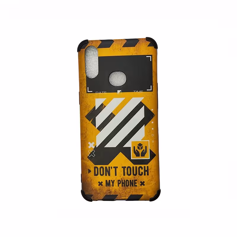 محافظ قاب گوشی سامسونگ A10S طرح دار زرد