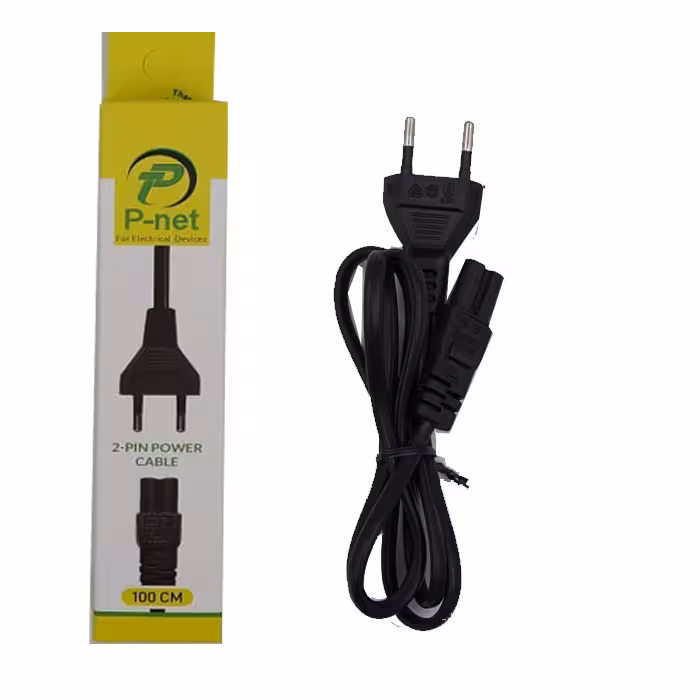 کابل برق دو چاک پی نت به طول 1 متر