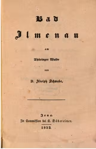 خرید و دانلود نسخه کامل کتاب Bad Ilmenau am Thüringer Walde