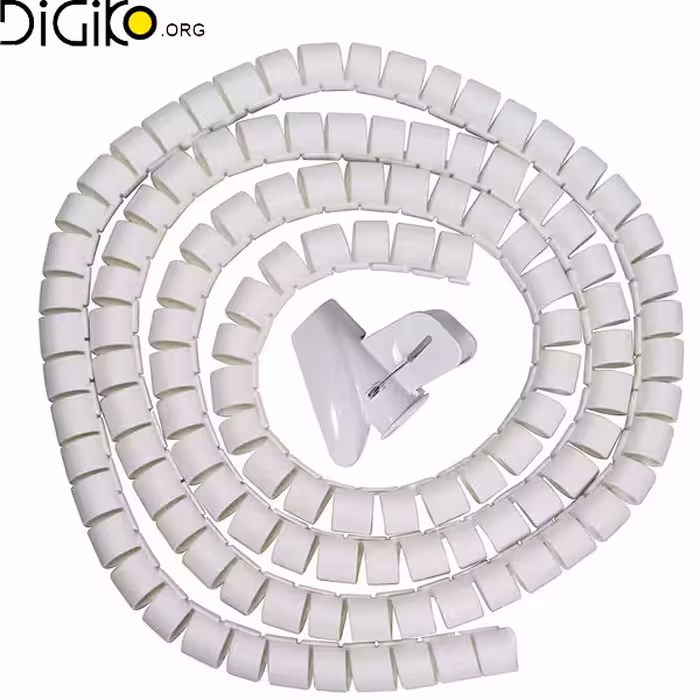 سیم جمع کن 2 متری رنگ سفید