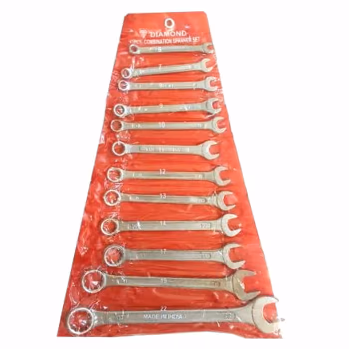 آچار یکسر تخت و یکسر رینگی دیاموند مدل D_PLUS مجموعه 12 عددی | کالا مکس