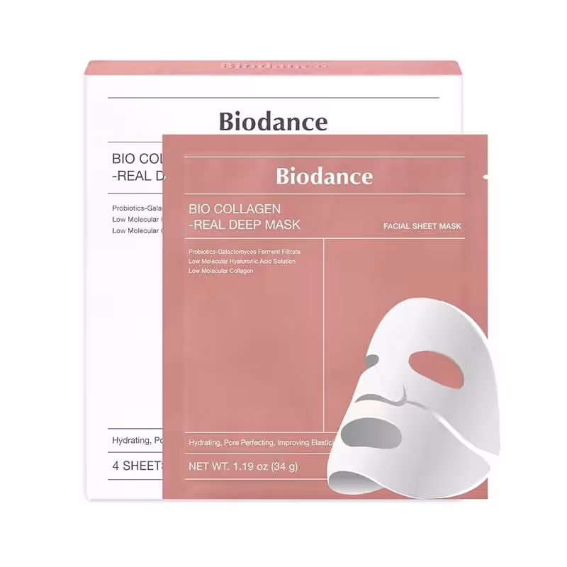 ماسک ورقه ای کلاژن ساز و آبرسان بایودنس Biodance