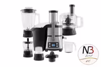 آبمیوه گیری غذا ساز 6کاره مشکی 2435-014 عرشیا