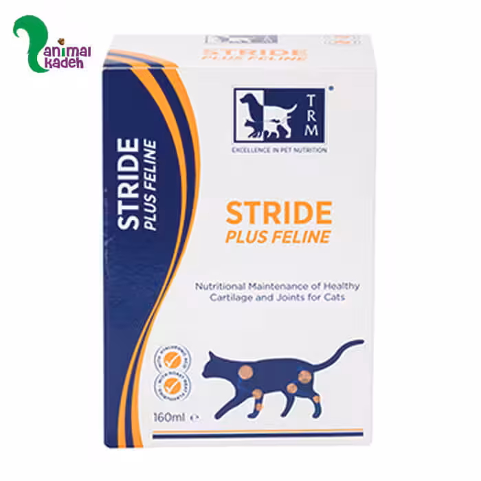 مکمل TRM شربت گلوکز آمین جهت تقویت مفاصل گربه ها مدل استراید پلاس 160 میلی‌لیتر