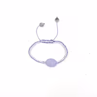 دستبند بافت آمیتیست کد310219