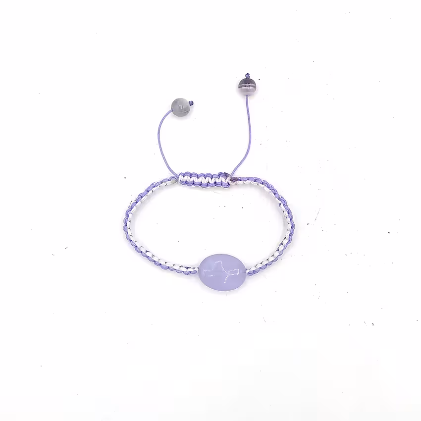 دستبند بافت آمیتیست کد310219