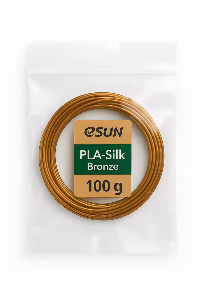 فیلامنت PLA ابریشمی ایسان رنگ برنز قطر 1.75mm (100 گرمی)