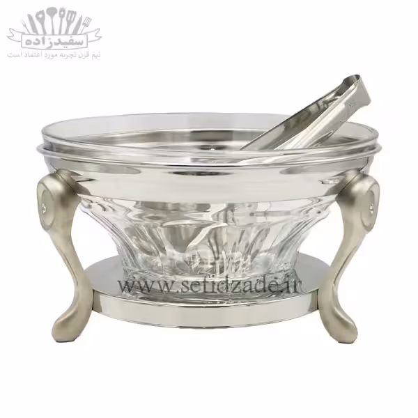 سوفله سالاد خوری استیل سلینا مدل نگین 93511