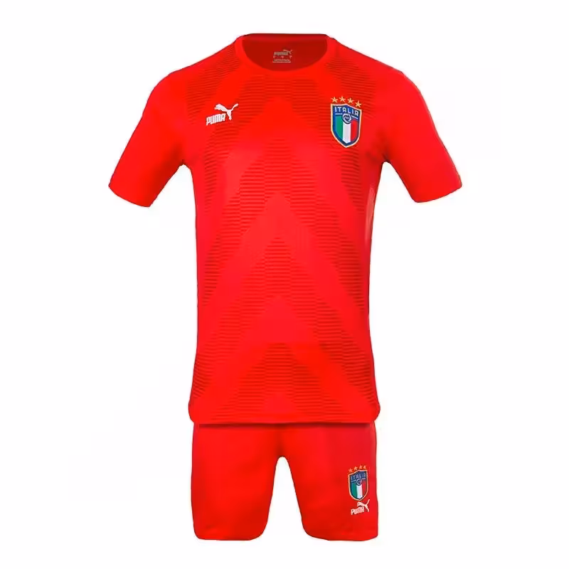 ست پیراهن شورت فوتبال هواداری ایتالیا پوما 23-2022 AKS | قرمز