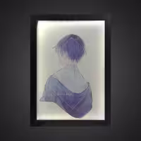 تابلو بک لایت انیمه طرح Anime boy کد LPF-11040