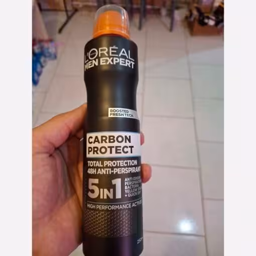 اسپری ضد تعریق مدل Carbon Protect با حجم 250 میلی لیتر