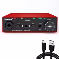 کارت صدای USB سان‌ باک های‌ فای با کیفیت استودیویی 24bit/192KHz و ورودی XLR