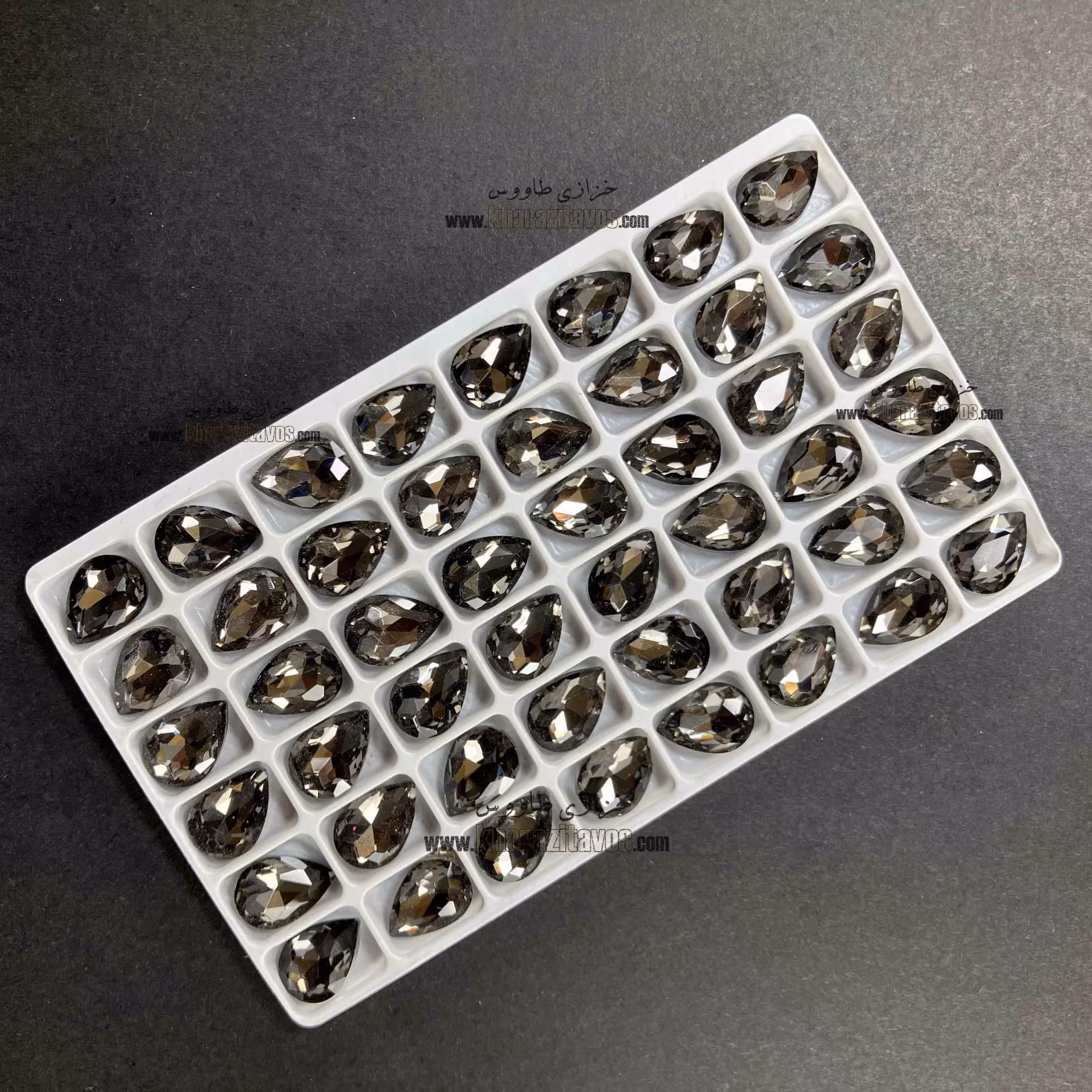 اشک سنگی 10 در 14 ( دودی ) ورق 48 عددی