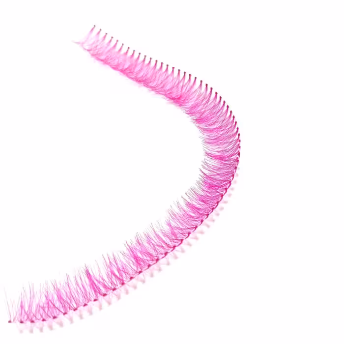 مژه ریلی رنگ ارغوانی سایز 14