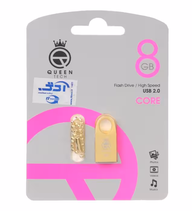 فلش مموری کوئین مدل Core USB2.0 ظرفیت 8 گیگابایت