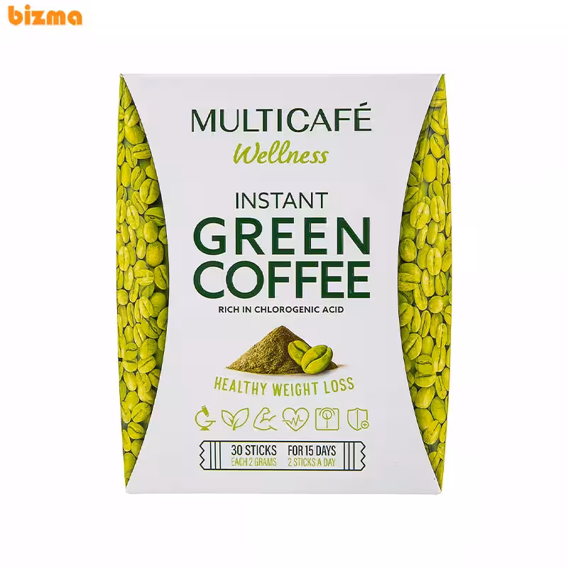 قهوه سبز فوری تندرستی مولتی کافه – 30 عددی