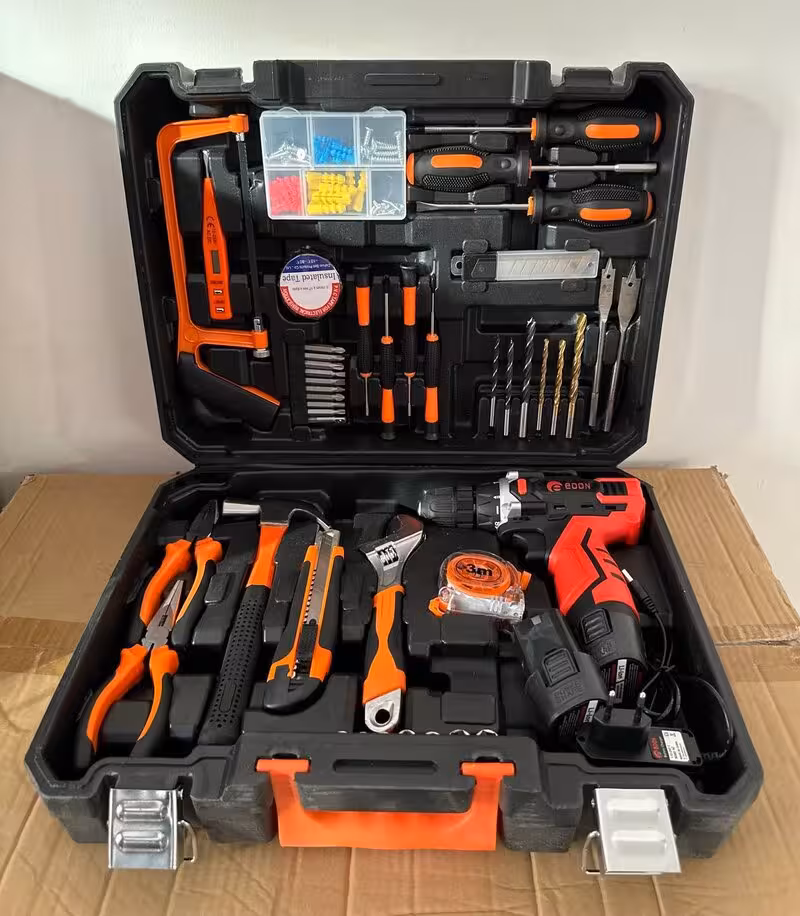 کیت دریل شارژی پیچ گوشتی شارژی 12 ولت ادون edon مدل 12V