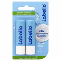 بالم لب دو قلو لابلو مدل hydra care با SPF15 آبرسانی 24 ساعته بسته دو عددی 5.5 میل