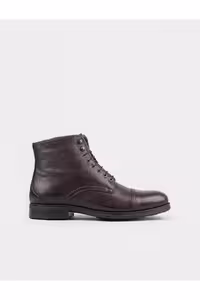 چکمه و بوت چند رنگ مردانه بوتی Zipper Brown Daily چرمی اورجینال Cabani