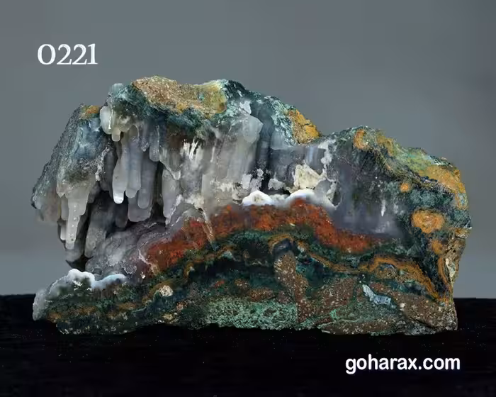 سنگ زینتی عقیق سبز قندیلی