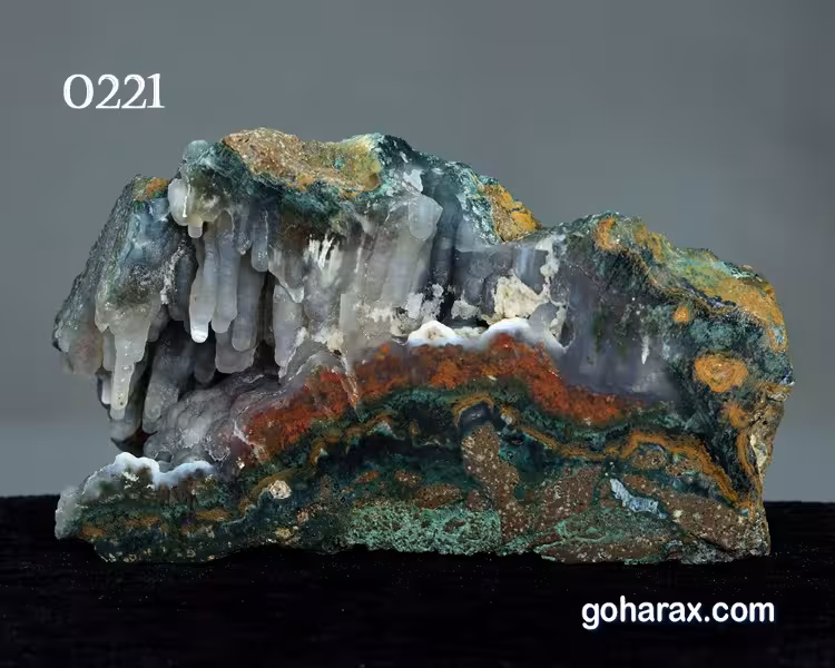 سنگ زینتی عقیق سبز قندیلی