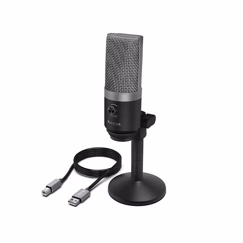 میکروفون USB FIFINE با جک مانیتورینگ