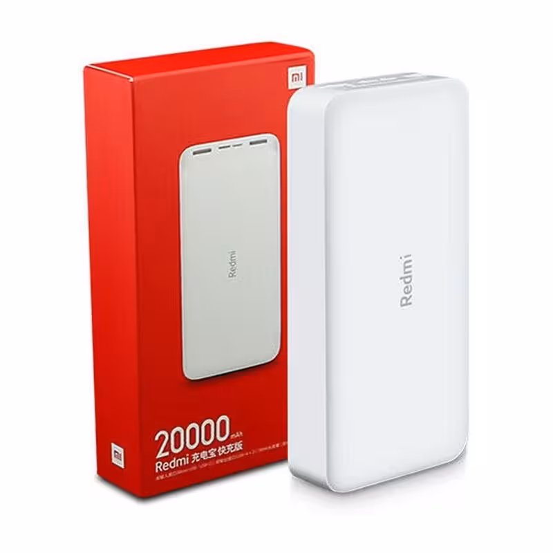 پاور بانک18w شیاومی مدل PLM18ZM ظرفیت 20000هزارارسال رایگانPower bank 18w Xiaomi model PLM18ZM capacity 20000 thousand