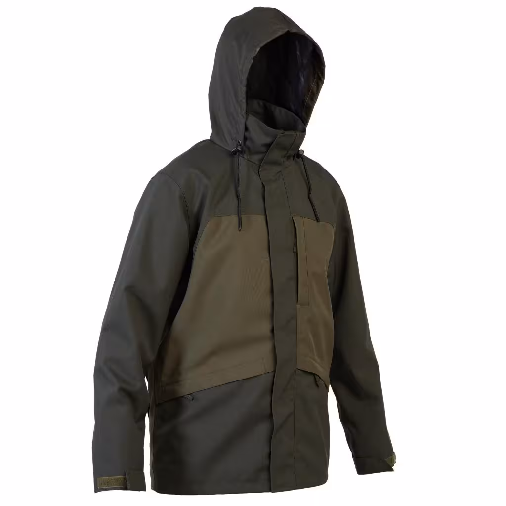 کاپشن شکار سولوگناک (پیش خرید) Solognac Men’s Jacket – Hunting and Nature Watching – Green – Supertrack 100