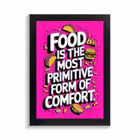 تابلو کافه و رستوران طرح FOOD کد PF-29011