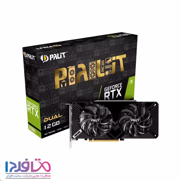 کارت گرافیک پلیت مدل RTX2060 Dual 12GB