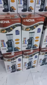 آسیاب قهوه نوا اصلی مدل NM3663HPDG با بدنه استیل و صفحه دیجیتالی ارسال رایگان