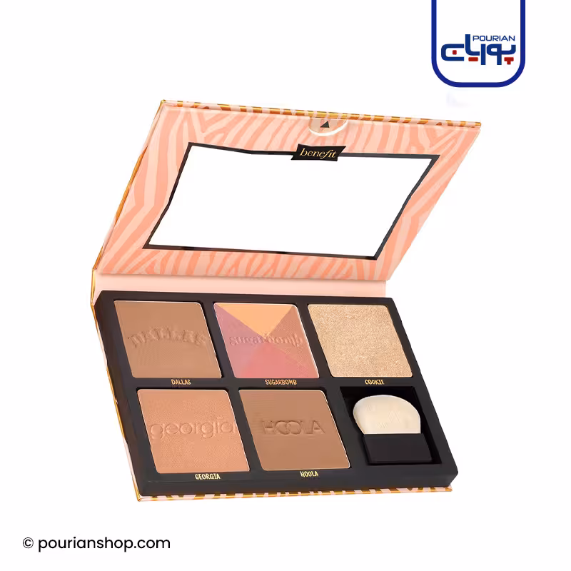 پالت رژگونه، برنزر و هایلایتر Cheek Stars بنفیت