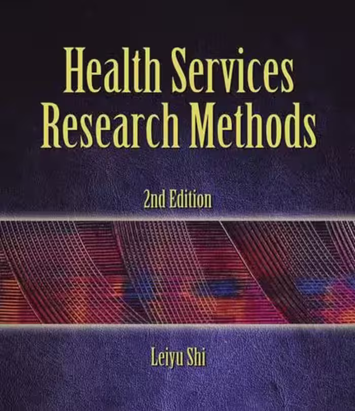 خرید و دانلود نسخه کامل کتاب Health Services Research Methods