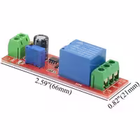 ماژول تایمر  با NE555 و خروجی رله ای(5 ولت)