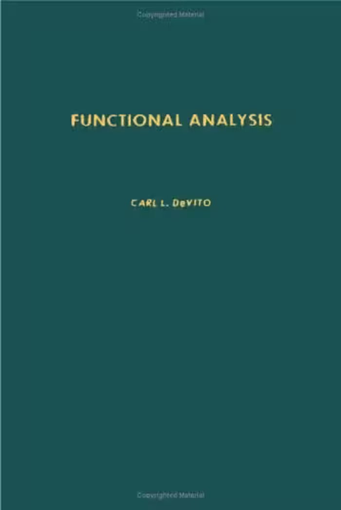 خرید و دانلود نسخه کامل کتاب Functional analysis
