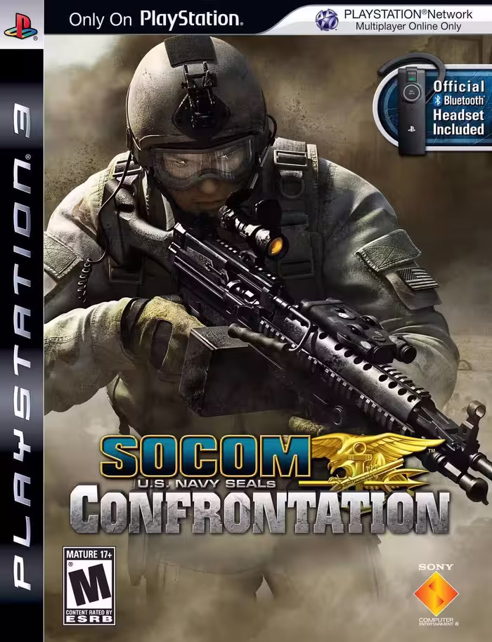 بازی پلی استیشن 3 (PS3 ) نسخه رایتی نسخه هک شده بازی     SOCOM U.S. Navy SEALs: Confrontation ps3