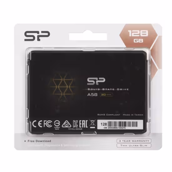 اس اس دی اینترنال سیلیکون پاور مدل A58 ظرفیت 128 گیگابایت