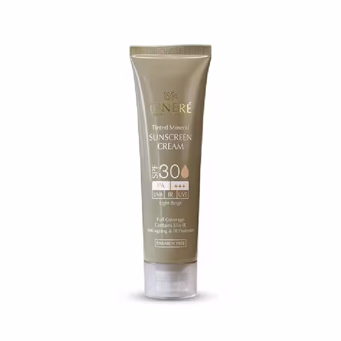 کرم ضد آفتاب رنگی spf 30 بژ روشن سینره