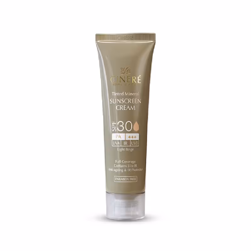 کرم ضد آفتاب رنگی spf 30 بژ روشن سینره