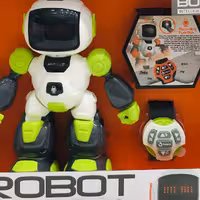 اسباب بازی ربات کنترلی سخنگو موزیک حرکت و تکرار صدا