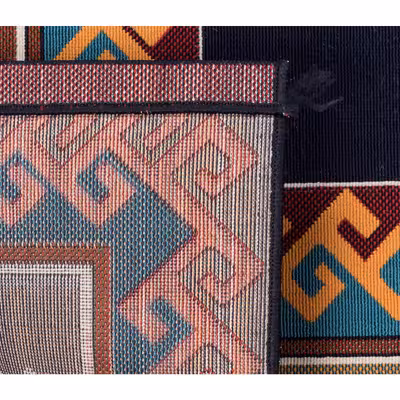 گلیم ماشینی دنیای فرش مدل سپیده کد 401