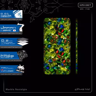 برچسب پوششی ماهوت مدل Marble Nostalgia-FullSkin مناسب برای گوشی موبایل اپو RENO 10X