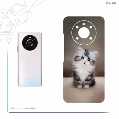 برچسب پوششی ماهوت مدل Cat_2 مناسب برای گوشی موبایل آنر X9 4G