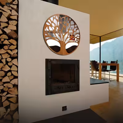 تابلو آینه طرح درخت مدل MM019