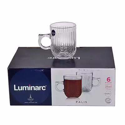 لیوان لومینارک مدل PALIS  بسته 6 عددی