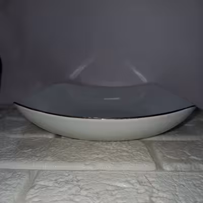 بشقاب خورش خوری لورین مدل گود 21 خط سناتور بسته 6 عددی