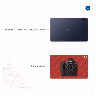 برچسب پوششی ماهوت مدل Canon-Logo مناسب برای تبلت هوآوی Matepad 10.4 2020 BAH3-L09
