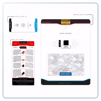 برچسب پوششی ماهوت مدل Army-Snow-Pixel مناسب برای تبلت شیائومی Mi Pad 4 2018
