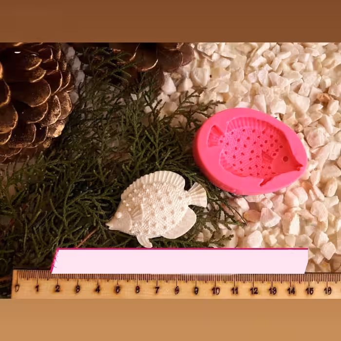 سیلیکون قالب گیری به گز مدل ماهی آکواریوم مجموعه 2 عددی