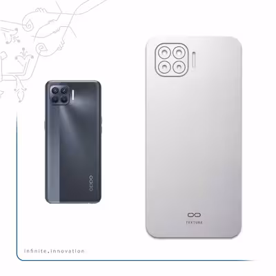 برچسب پوششی ماهوت مدل Matte-White مناسب برای گوشی موبایل اپو A93